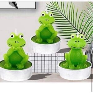 NWT-6 Piece Miniature Frog Tea Light
Candle Set